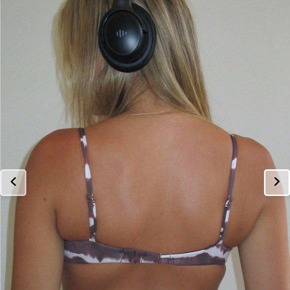 Frankie’s Bikinis Taro Tie Dye underwire top & skirt - Picture 3 of 7